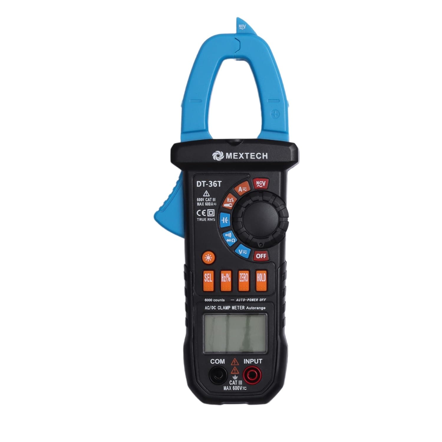 DT36T 600A Ac/Dc True RMS Digital Clamp Meter 6000 Counts