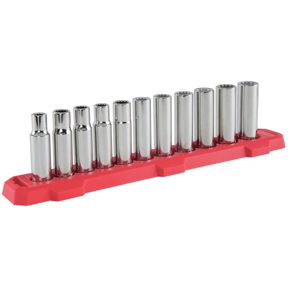 CRAFTSMAN Deep Socket Set, 1/2-Inch Drive, Metric, 11-Piece (CMMT12049)