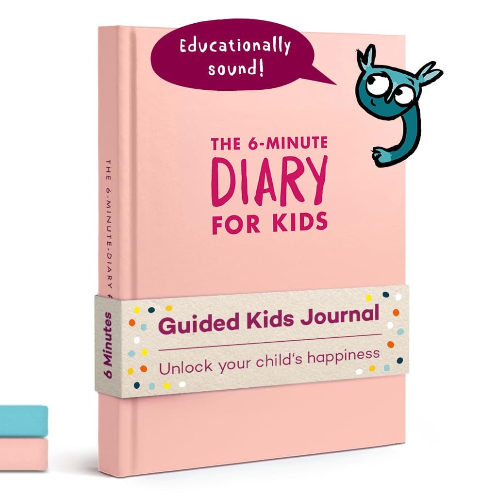 UrBestSelf 6-Minute Kids Diary – Kids Journal 6–12 to Develop a Happy Self, Mindfulness and Positive Habits – Gratitude Journal for Girls & Boys