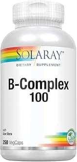 SOLARAYB-Complex 100 with Aloe Vera, 250 VegCaps