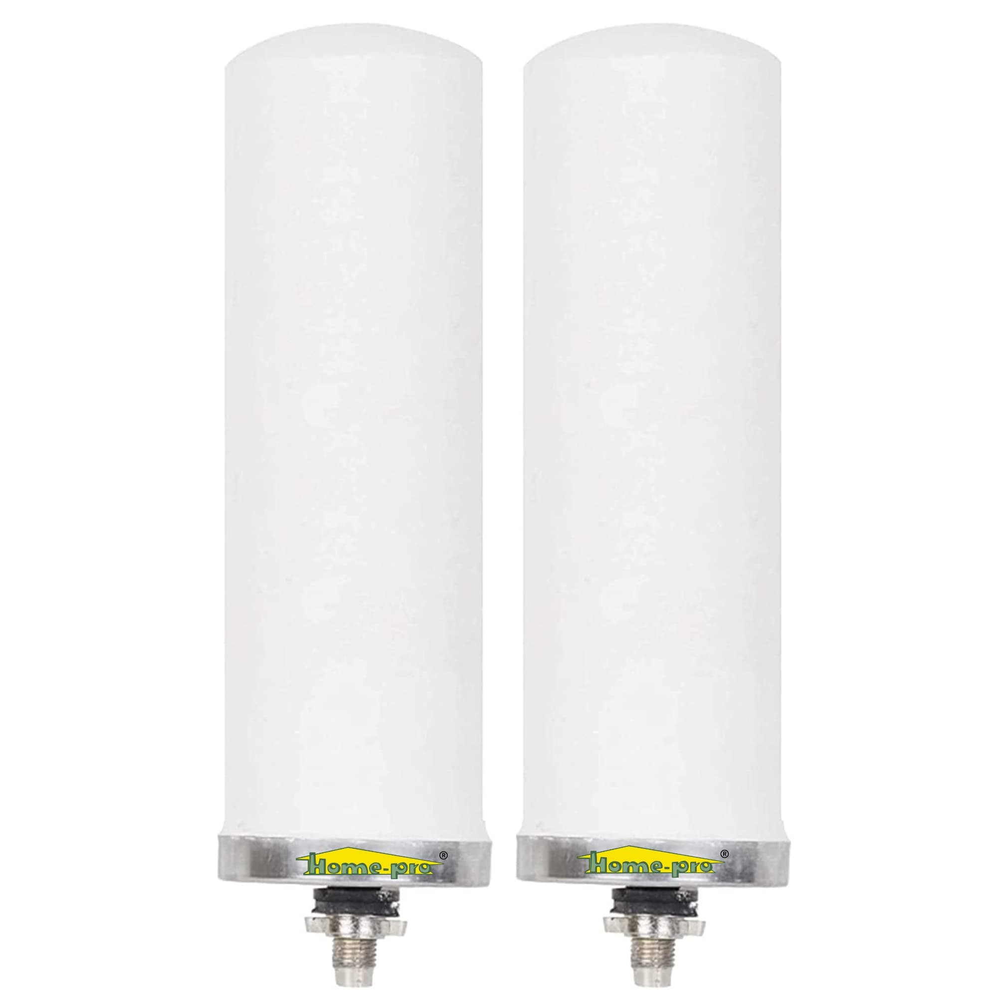 Home-Pro - Ceramic Candle Water Filter for Clean and Safe Drinking Water - Long-Lasting - 7 inch - Pack of 2