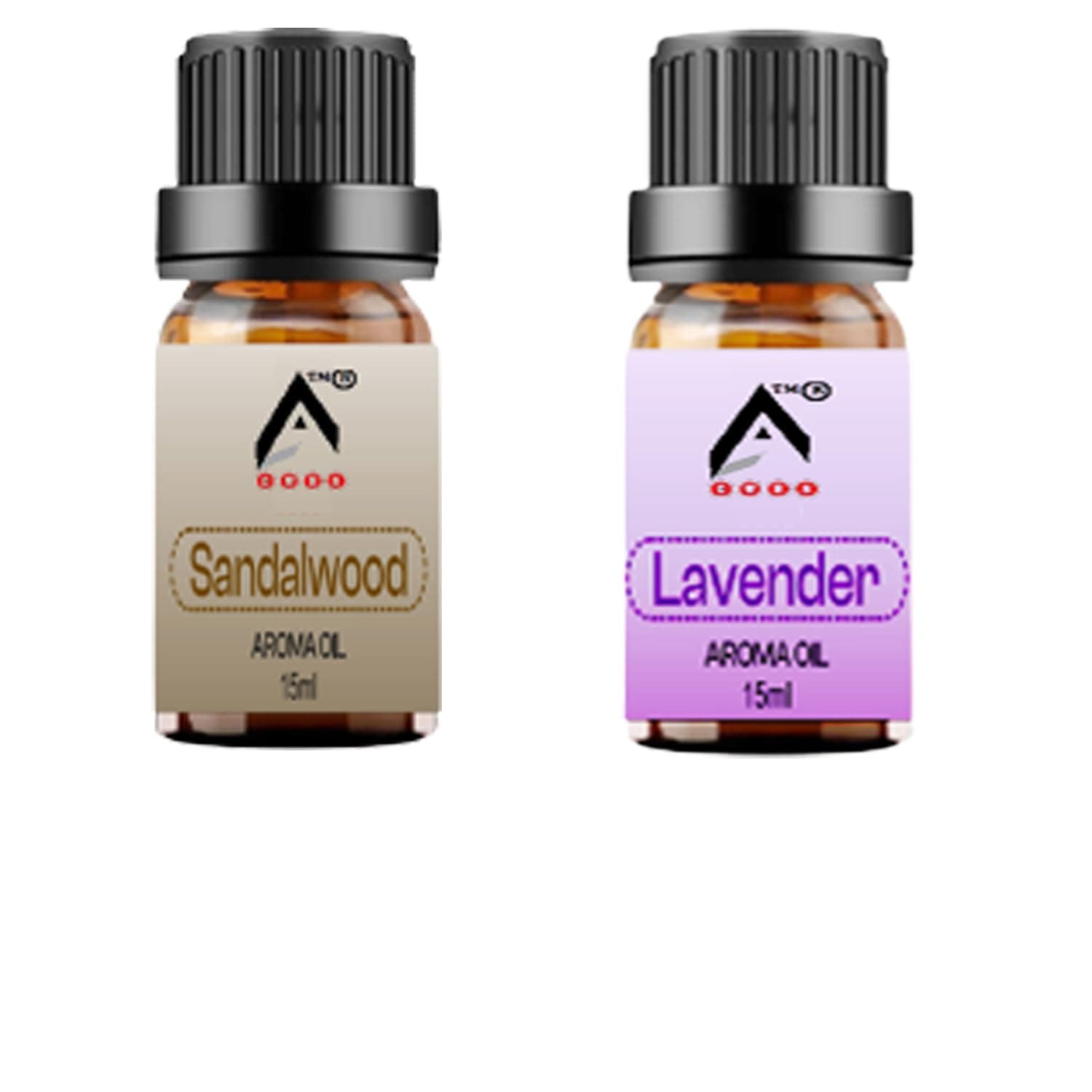 GWAN H TECH Lavender and Sandalwood Scent Essential Aroma Diffuser Fragrance Oil 15ML Set of 2