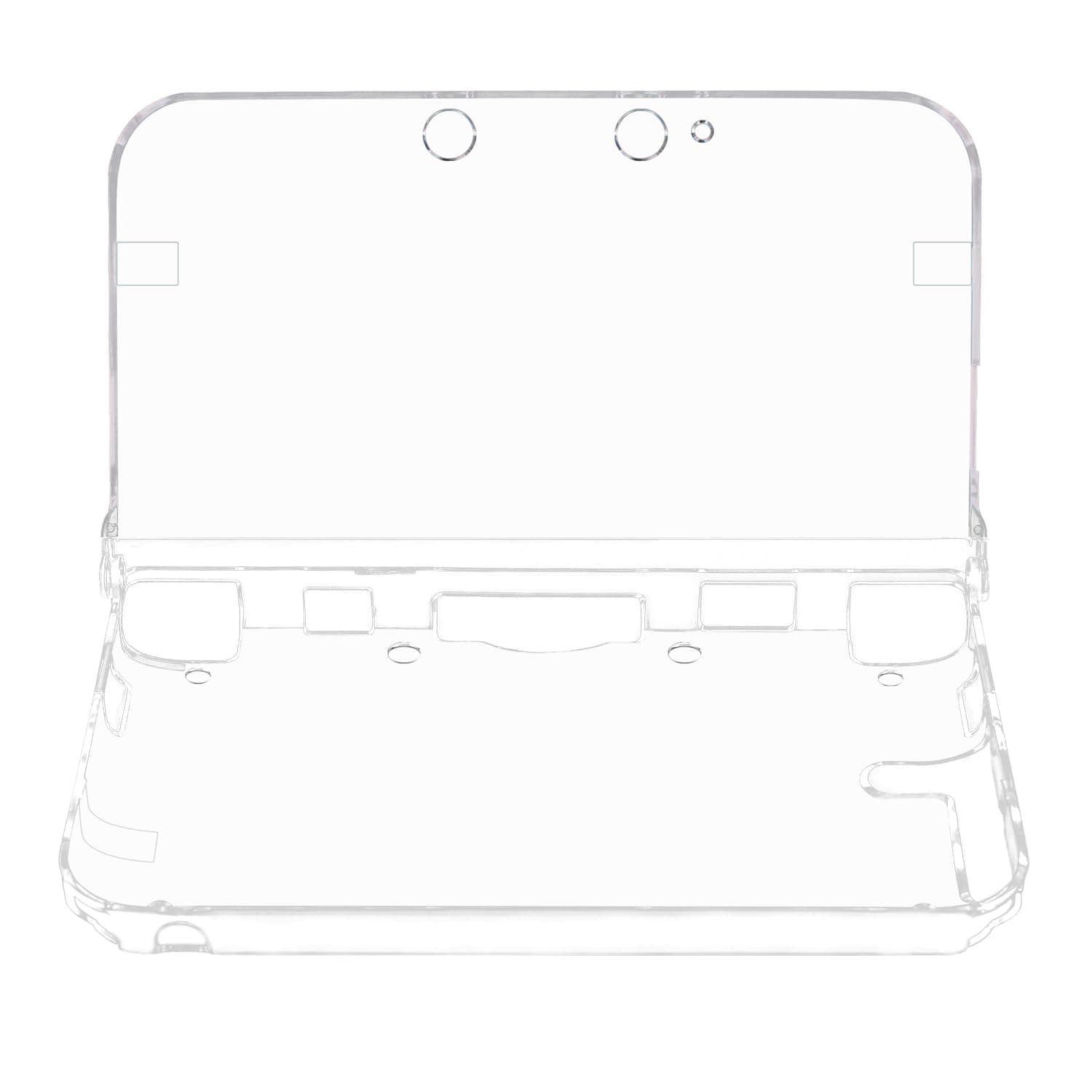 Protective Clear Crystal Hard Guard Case Cover Skin Shell for Nintendo 3DS XL LL Color Clear White