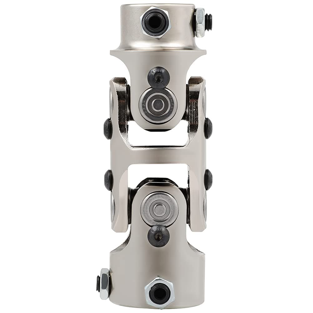 SCITOO 5/8-36 Spline X 3/4 DD Steering Shaft Universal U-Joint Black Single, 83mm Working Angle 35 Degree