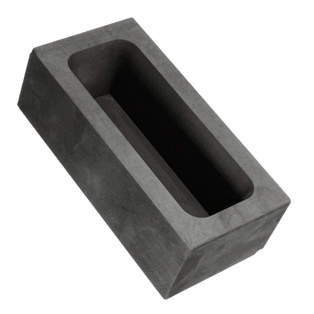 Duhe Ingot Mold 85oz Gold Large Graphite Melting Casting Refining Scrap Bar Crucible