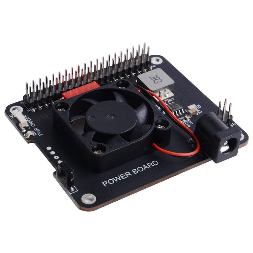 ZD-DZDIY kit module Power Board Expansion Board With Cooling Fan Compatible with Raspberry Pi 4B/3B+/3B / Orange Pi/Banana Pi Display accessories
