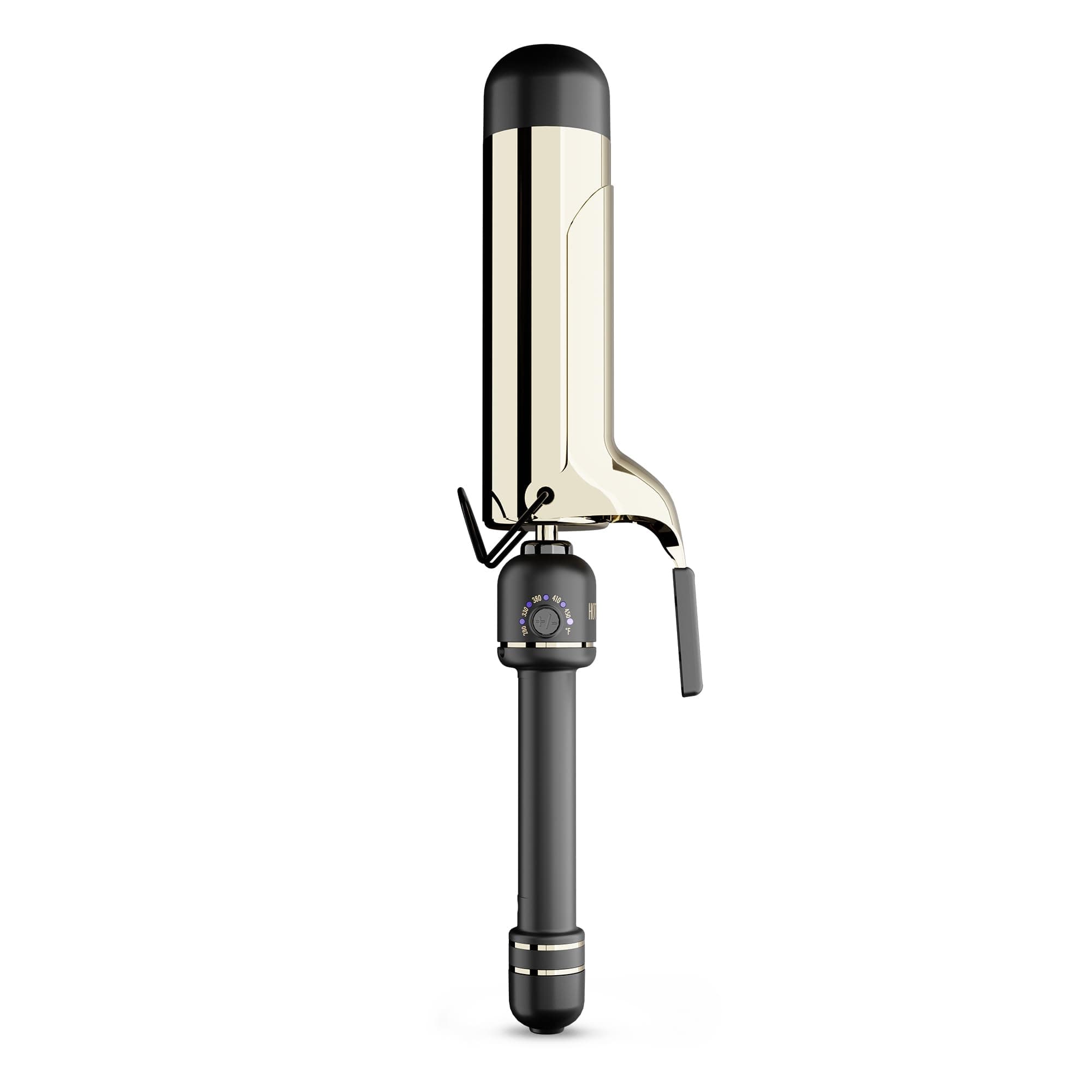 24K Gold Extended Barrel Spring Curling Iron - 2"