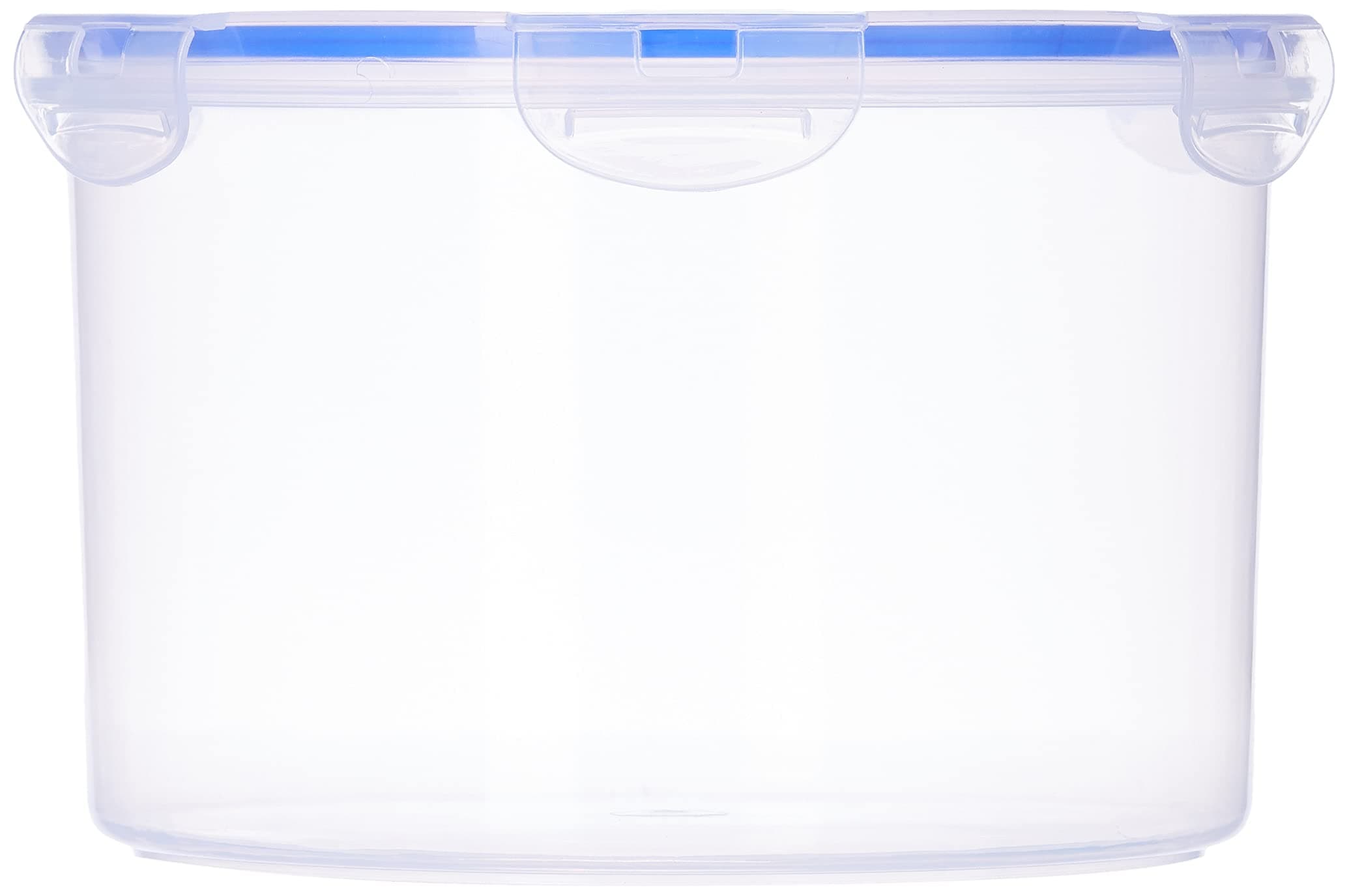 ARISTO Lock & Fresh 1020 Plastic Storage Container For Storing grains, pulses, rice, wheat etc - 3800 ML, Transparent Clear, large (LOCK&FRESH1020) (22(D) x 14.5 CM)