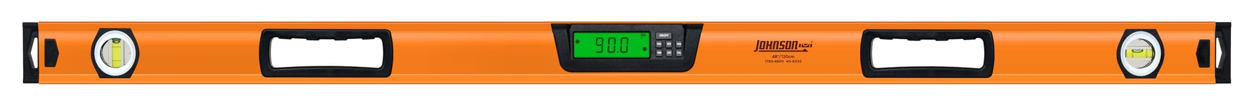 Johnson Level & Tool 1760-4800 Digital Box Level, 48", Orange, 1 Level