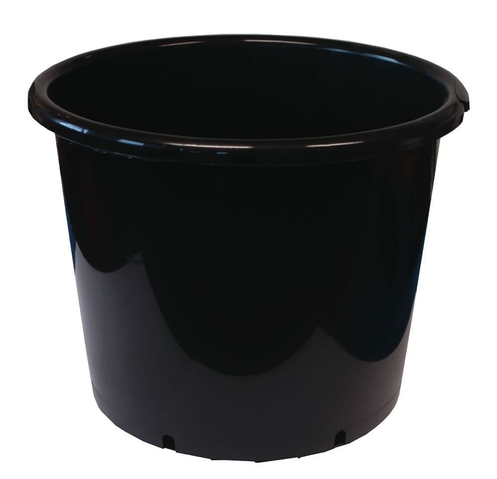 PLANT IT Round Black 15L Pot
