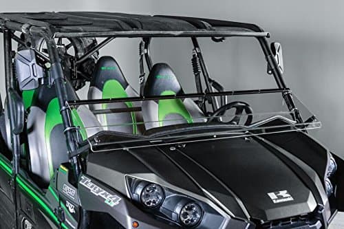 Compatible with Kawasaki Teryx Full Tilting UTV Windshield 3/16" - Scratch Resistant - 2016+ - Made in the USA!.