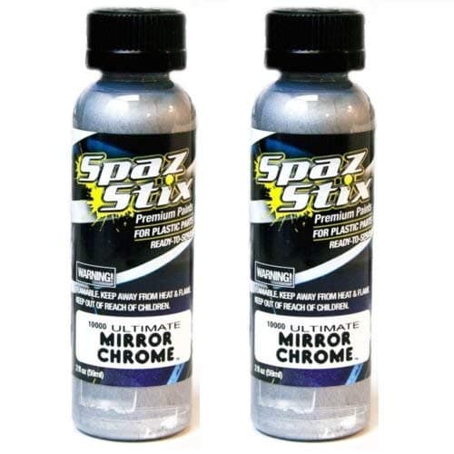 2 PACK ULTIMATE MIRROR CHROME AIRBRUSH PAINT 2OZ INCLUDES CHICAGOLAND RC COUPON