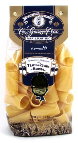 Giuseppe Cocco (6 pack) Paccheri Pasta hand-made slow dried 250g bags from Italy
