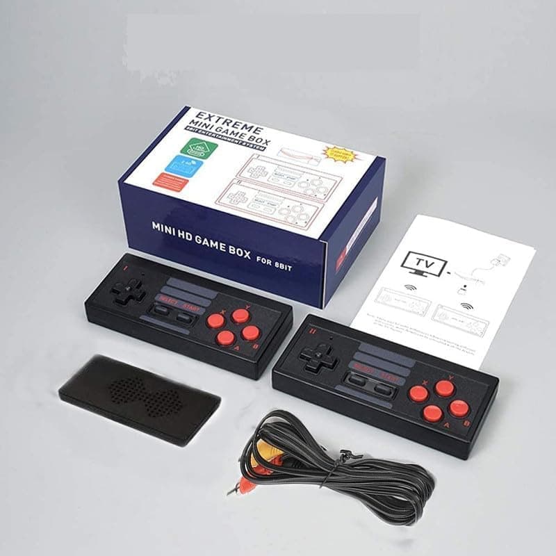 Video Game for TV Classic Mini Retro Game System Built-in 620 Games & 2 Controllers, Old-School Gaming System for Adults & Kids, 8-Bit Video Game System with Classic,Multicolor