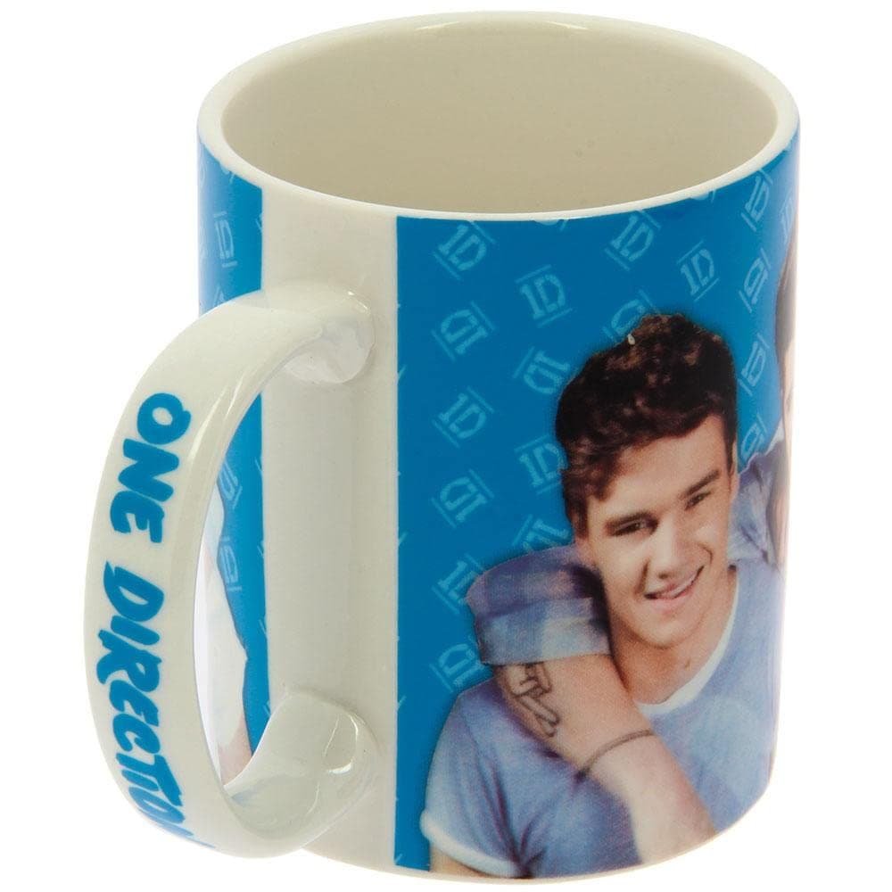 One Direction Blue Ceramic Mug with Gift Box Heat Resistant, Microwave Safe, Dishwasher Safe, Officially Licensed