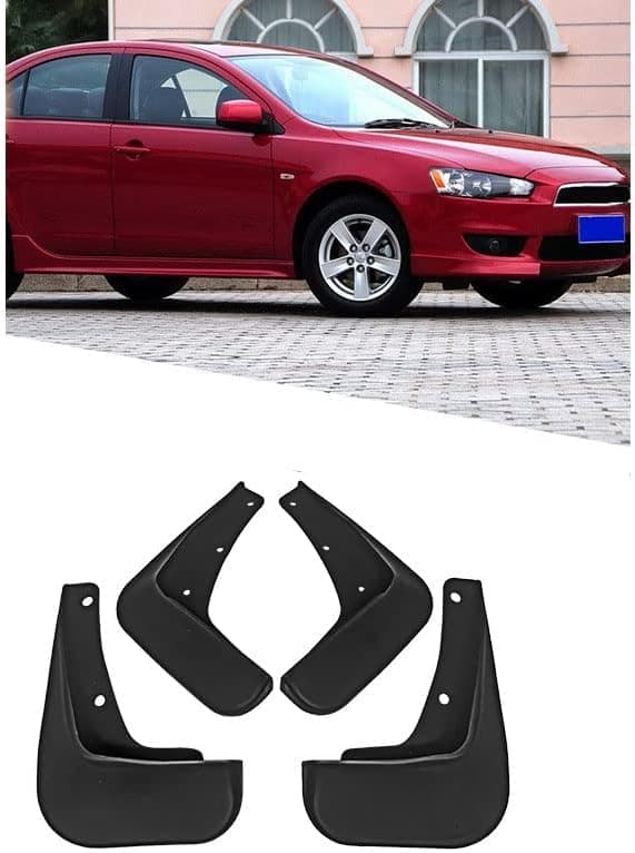 4 Pcs Car Mud Flaps for Mitsubishi Lancer EX/Lancer EX Sport 2010-2016, Mudflaps Splash Guards Front Rear Wheel Protectors Fender Car Mudguards,for Ex-sport