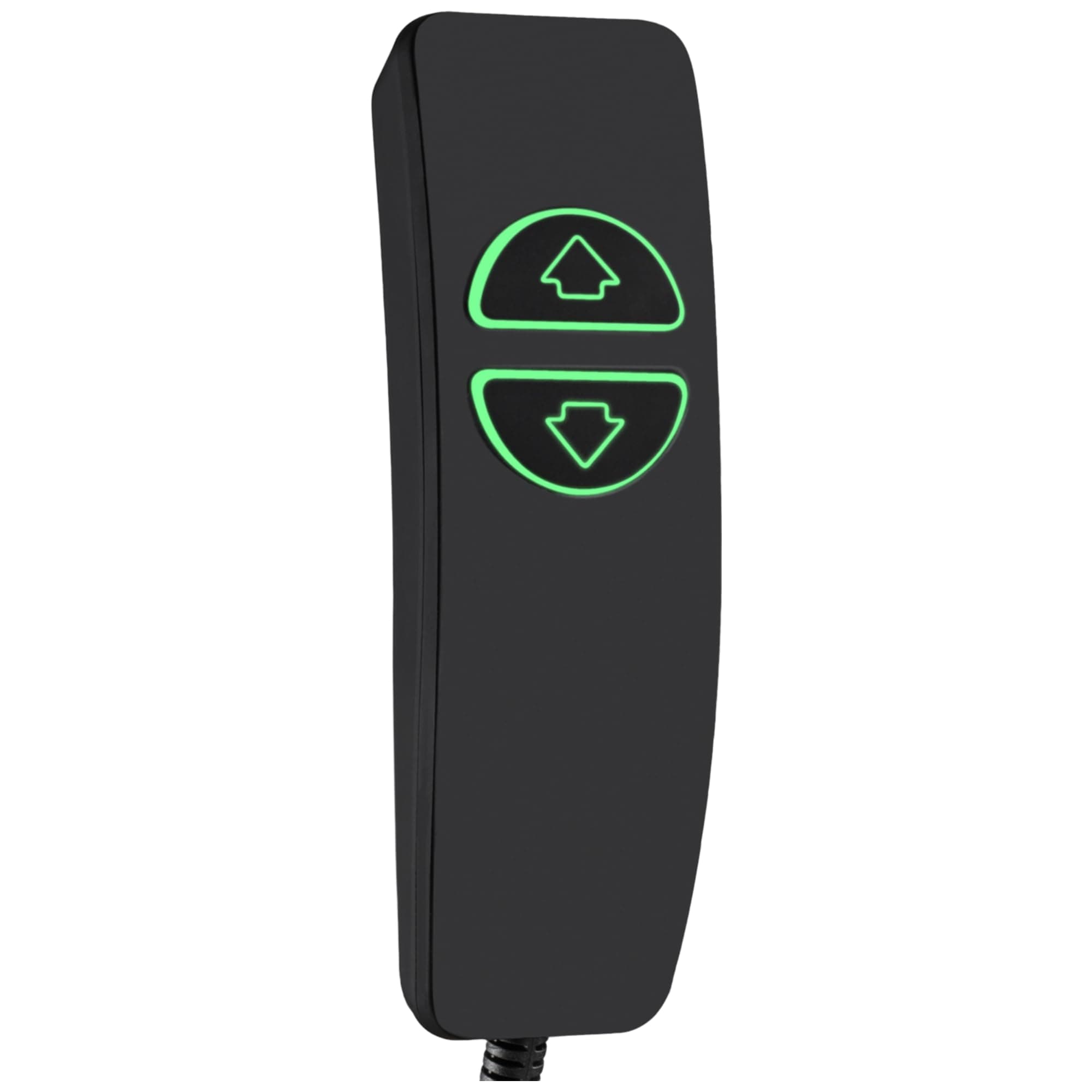 2 Button 5 Pin Hand Remote Control for Power Lift Chair & Power Recliner, Replacement Remote Handset with 2 Lighted Buttons CD001 (Black)