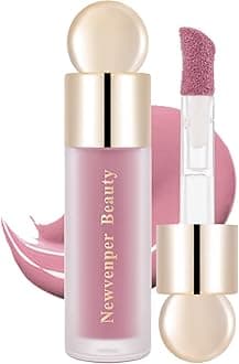 Face Blush with Face Brush Liquid Blush for Cheeks Long Lasting & Smooth Creamy Formula Lightweight Blush Smudge Proof, Natural-Looking Waterproof Liquid Blush #03