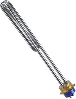 Haofy Water Heating, 220V 3000W Stainless Steel Electric Immersion Heater Tube Water Heating Element Heating Home Travel Use