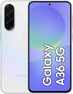 Galaxy A36 5G, Android Smartphone, 256GB Storage, 8GB RAM, Awesome White, 6x OS Upgrades, Large Display, Octa-Core Processor (UAE Version)