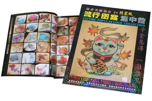 Tattoo Flash Flowers Roses Animals Book 11