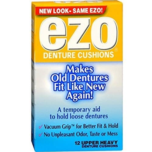 Ezo Denture Cushions - Upper Heavy, 12 ea 3 Pack by Ezo