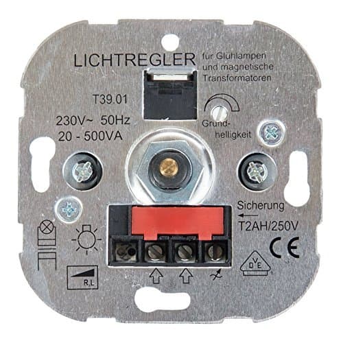 Blass Elektro Uni Dimmer Socket Pressure/Low Voltage Halogen Lamps With Conventional Transformer 20 500 W, 462817