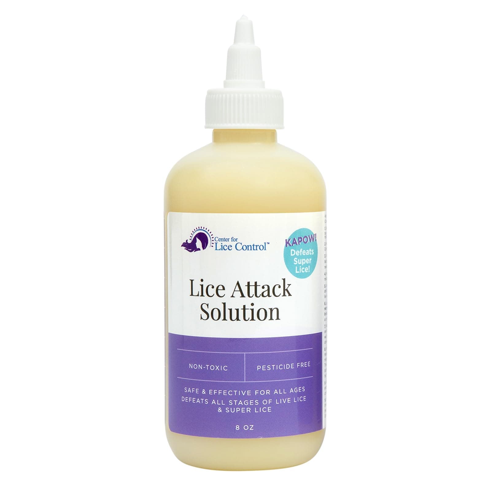 KapowCenter for Lice Control Lice Attack Solution 8 oz
