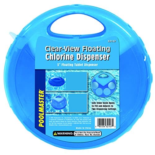 Poolmaster 32147 Clear-View Swimming Pool or Spa Chlorine Dispenser, Essential Collection