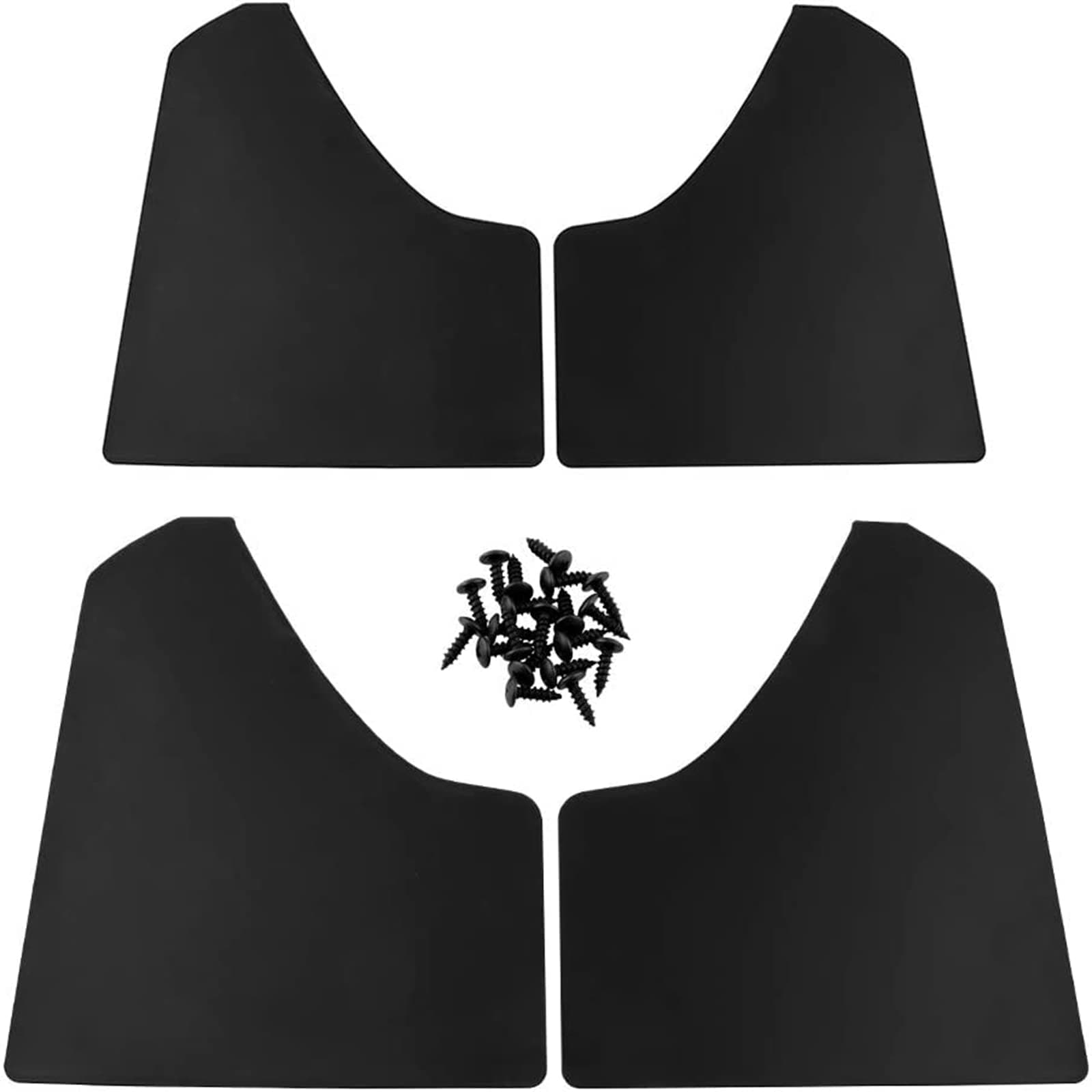 Black Splash Guards (4 Pack)