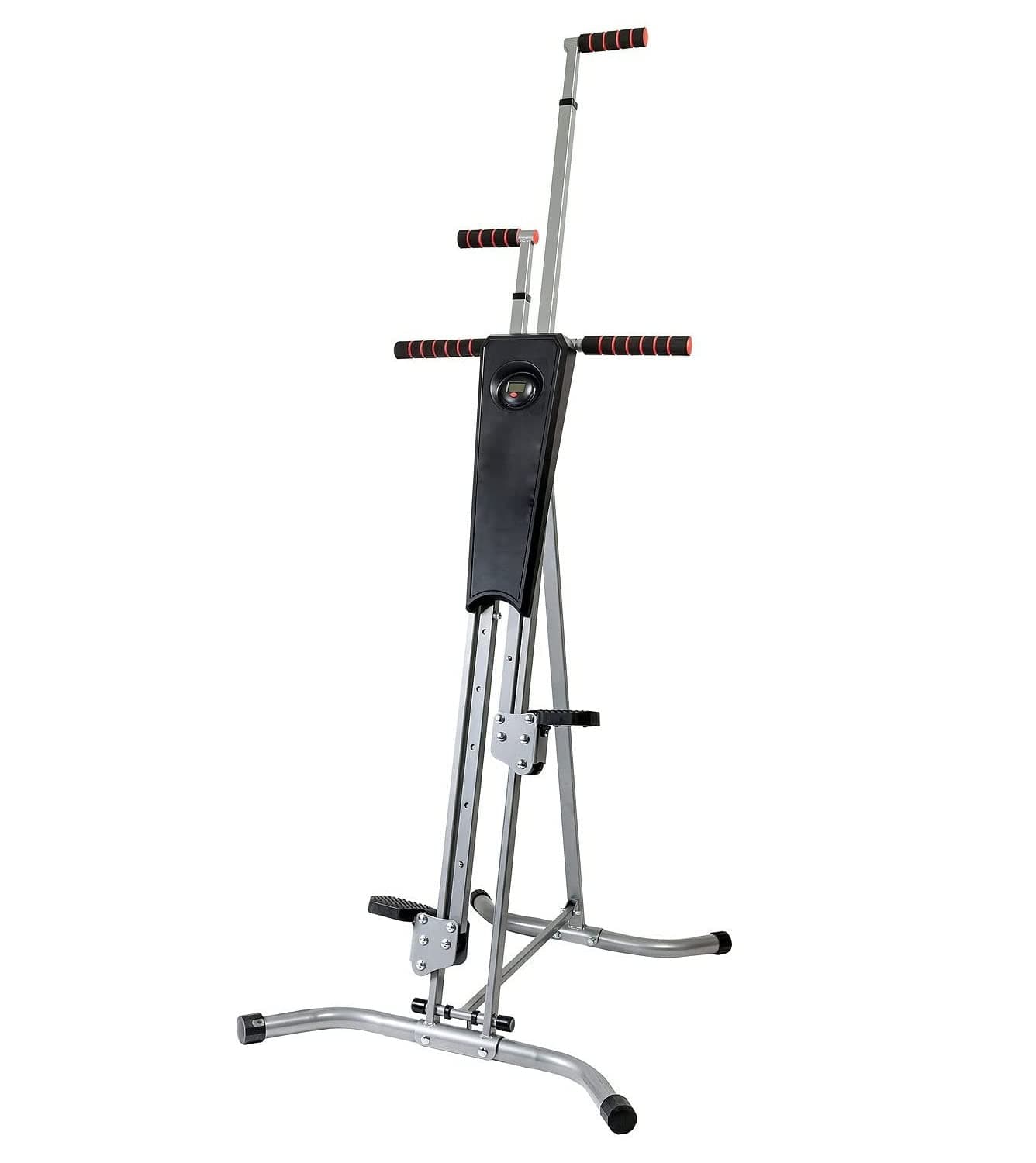 Dolphy Vertical Climber for Home Gym Folding Exercise Cardio Workout Machine with Folding Height Adjustable and Digital Monitor