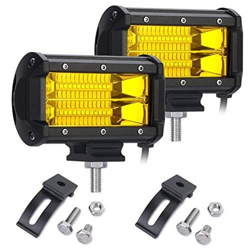 Willpower 22 inch 324W LED Light Bar Amber LED Work Light Spot Flood Beam for Vehicle Trucks Tractor 4X4 Boat Off Road Auto Fog Driving Lamp 12V 24V Waterproof IP67