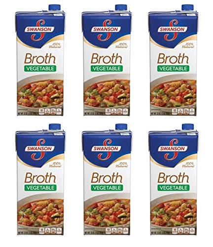 Swanson Vegetable Broth, 32 oz. (Pack of 6)