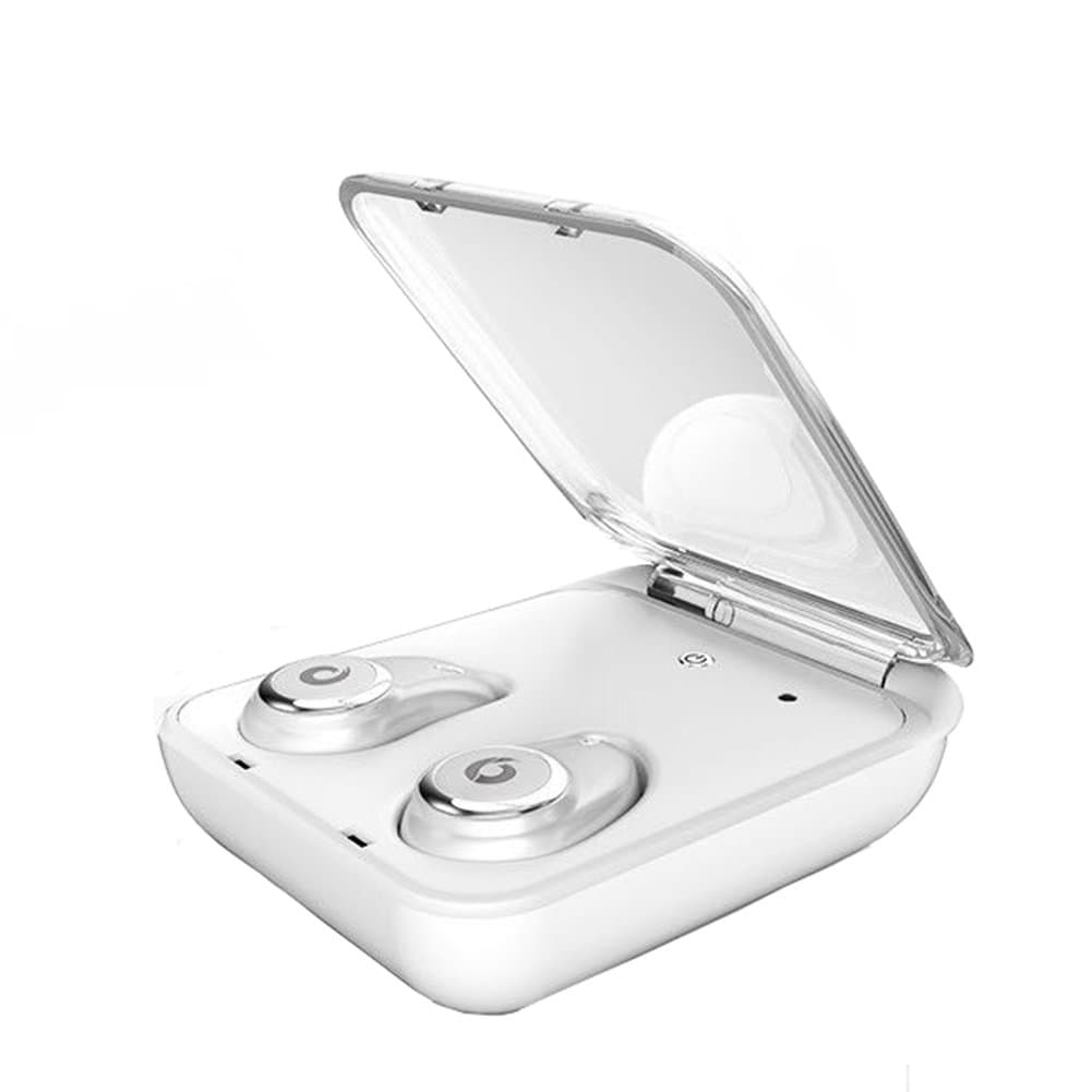 POWERbeast Bluetooth Earbuds with Touch/TAP Control for Wireless Twin Earphones with Mic,Noise Cancelling and Waterproof,Stereo Cordless in-Eear Headset for iPhone iPad Android Phone