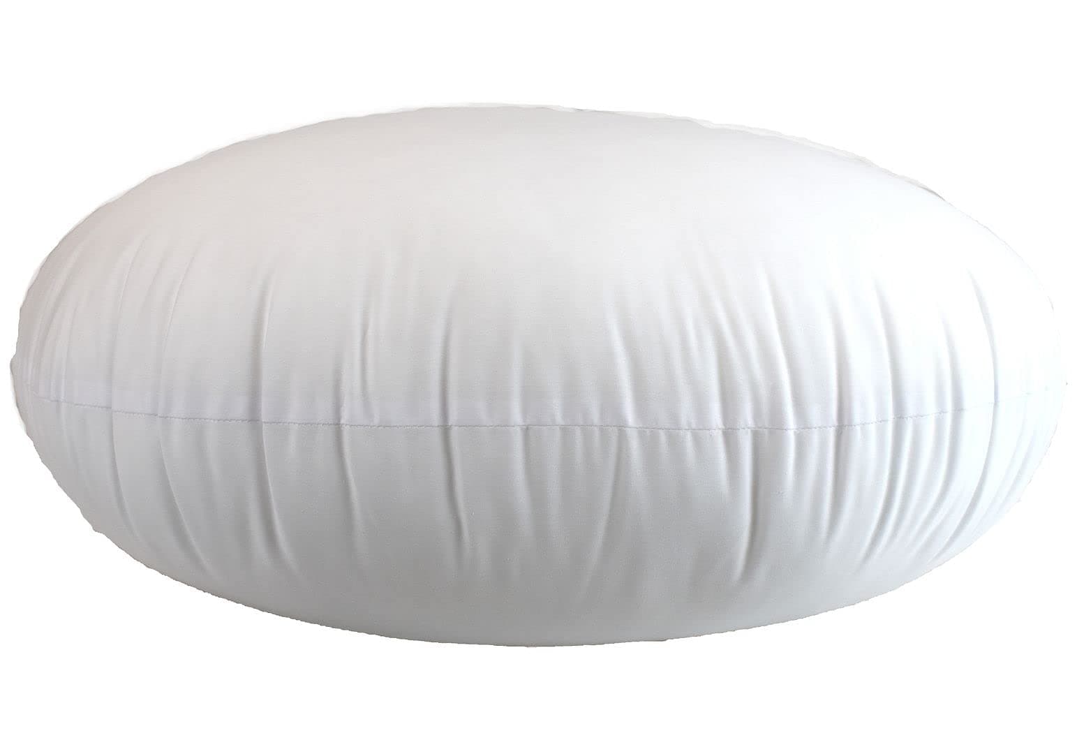 MoonRestRound Pillow Insert Hypoallergenic Polyester Form Stuffer-%100 Cotton Blend Covering for Sofa Sham, Decorative Pillow, Cushion and Bed - 18 Inch Diameter