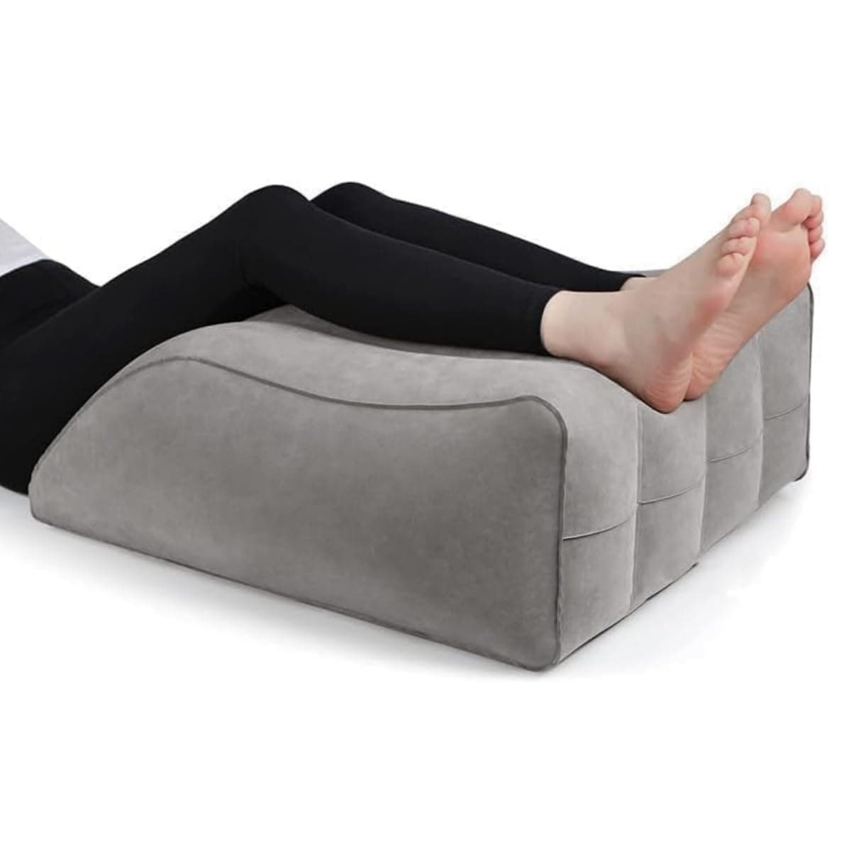 Inflatable Leg Elevation Pillows, Wedge Pillow Leg Positioner Pillows for Sleeping Reduce Swelling Relax Muscle Relieve Fatigue Leg Knee Pain Improve Circulation After Surgery Recovery