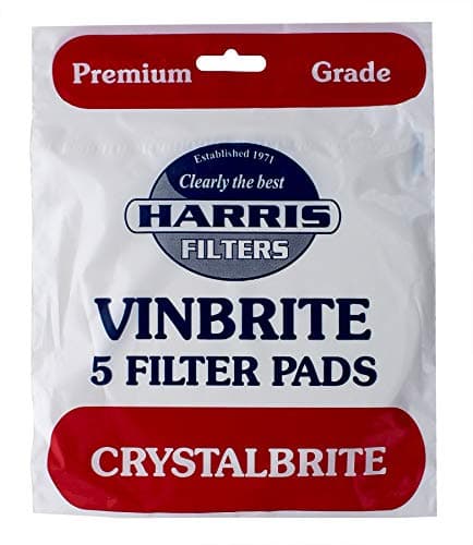 Harris Crystalbrite Filter Pads 5 Pack Use With Harris Vinbrite Mk3 Filter Kit