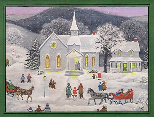 Evening Service Deluxe Boxed Christmas Cards Mary Singleton