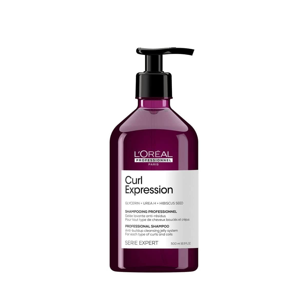 L'Oreal Professionnel Curl Expression Anti Buildup Shampoo | Gently Cleanses & Eliminates Buildup | For Curly and Coily Hair Types | Sulfate, Paraben & Silicone Free | 16.9 Fl. Oz.