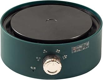 TREETDOBV Electric Mini Stove, 360 Degree Vertical Radiant Heating, Portable Countertop Hot Plate, No High Frequency Radiation, Emission Free, Open Flame, Polypropylene, 1000W, 220V