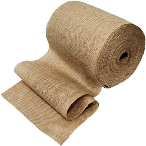 12.5 Inch x 50 Yards Long -Table Runner Roll- Premium Burlap Roll by Mountain Top Trade - Very Low Odor - All Natural Jute - Natural Unstitched Edges -Weddings -Holidays -Crafts & DIY