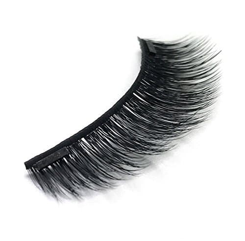 [New!] 100% Mink Magnetic False Eyelashes Double Magnet 3D Reusable False Eyelash Extensions, 4 Pieces – Uptown Lashes
