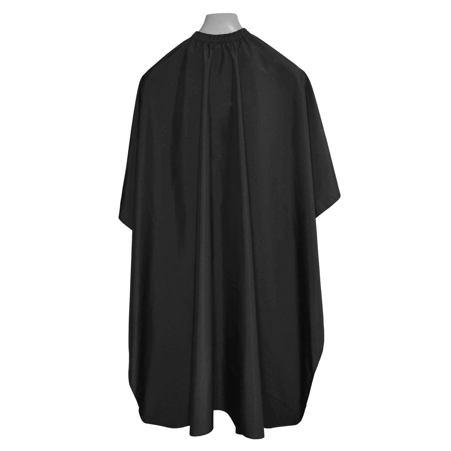 Hairdressing Gown Barbers Cape Cloth - Black Salon Cape Apron Waterproof Unisex Hairdressers Gown for Hair Styling, Cutting and Coloring Styling