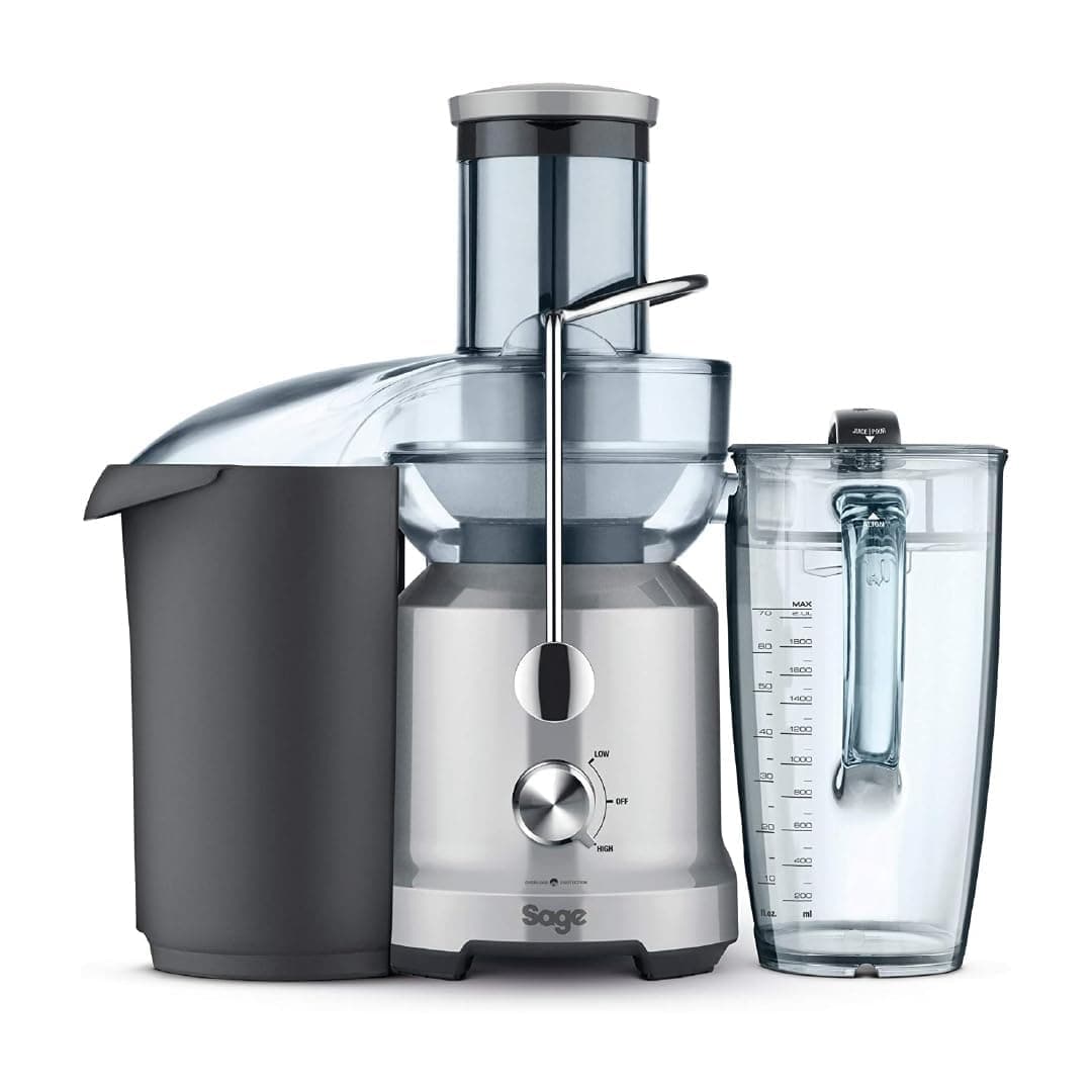 Sage - The Nutri Juicer Cold - Cold Press Extractor for Fruit and Vegetables - High Capacity 2L Jug - 1250W - Silver