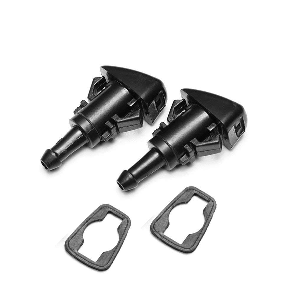 - Front Windshield Washer Nozzles Wiper Spray Kit- For: Dodge, Ram, Jeep - Replaces OEM #: 4805742AB, 5116079AA