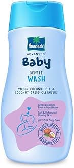 Parachute Advansed Baby Gentle Wash for New Born | Enriched with Virgin Coconut Oil | Gently cleanses in Hard water | Doctor certified | 200 ML