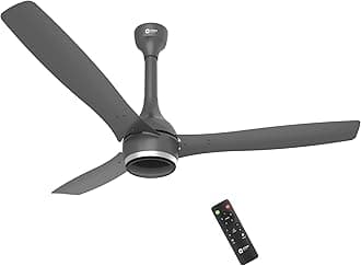Orient Electric Newly Launched 1200 mm Aeon BLDC PRO, BEE 5-Star Rated, Anti-Dust Designer Ceiling fan with Remote, 5 yrs Warranty by Orient, Boost mode for High Air Delivery - Cloud Grey