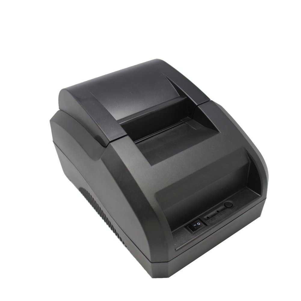 JP58H High-speed 58mm POS Receipt Thermal Printer USB , combination of advanced technology and direct thermal receipt Black