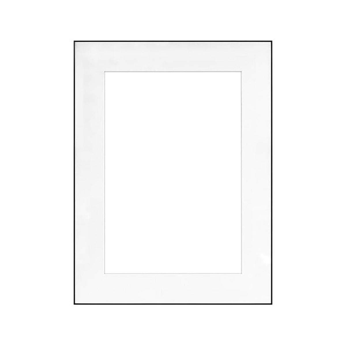 Fineline Picture Frame Color: Black, Size: 18" x 24" Frame/13" x 19" Mat