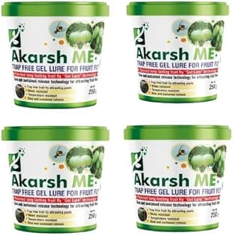 Akarsh ME Lure Pest Control for Fruit Fly Trap Gel | Safe, Non-Toxic (Pack of 4)